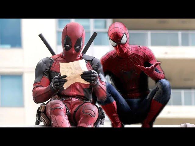 Deadpool & Spider-Man! Ryan Reynolds & Andrew Garfield Interview!