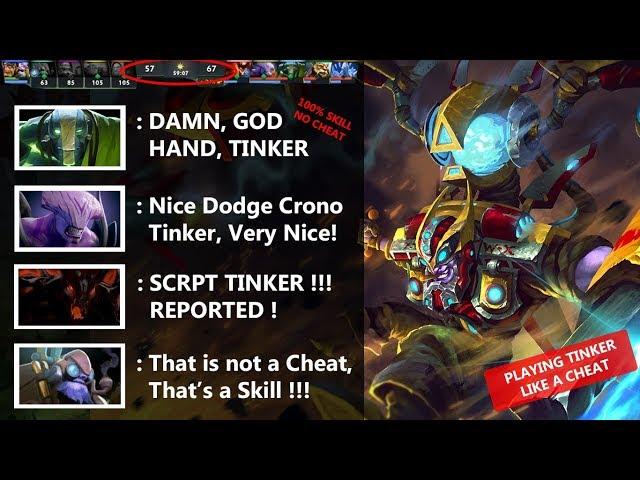 REPORTED TINKER PLAYING LIKE A CHEAT! GOD HANDS Dota 2 Panda Braco