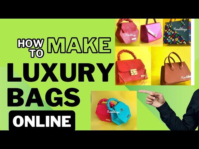 How to make professional luxury bags|| Secrets, Tips And Tricks Revealed!#ankarabags #nnedibags