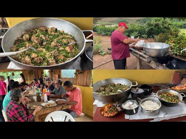 DOMINGO ESPECIAL, SUÃ COM ARROZ NA CASINHA NO PÉ DA SERRA, RECEITA MINEIRA.