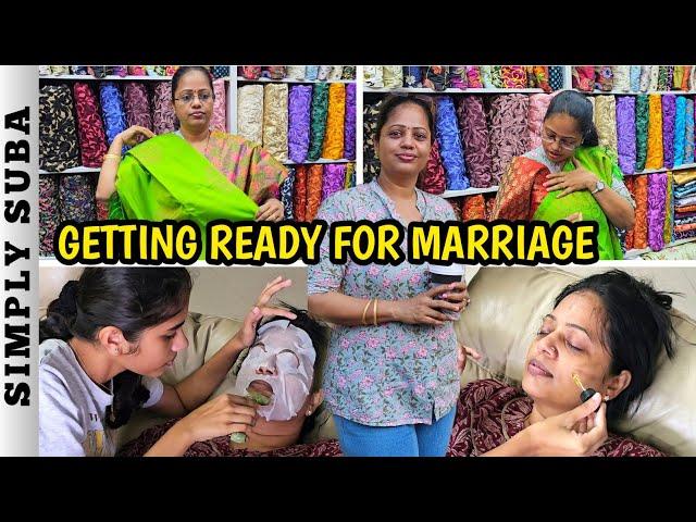 GETTING READY TO ATTEND MARRIAGE |  INSTANT GLOW HOME FACIAL | How I Mix N Match Saree Blouse