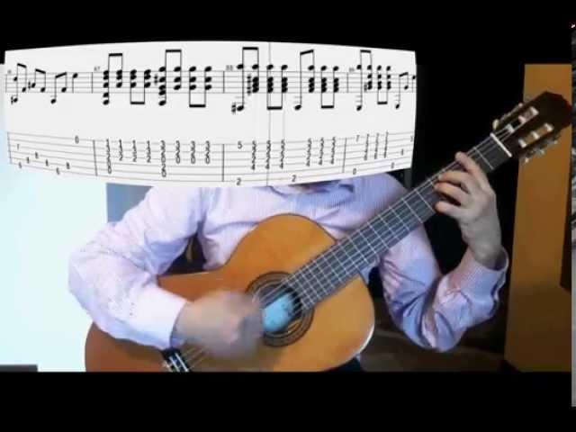 Titanic Guitar cover  with score (My Heart Will Go On)