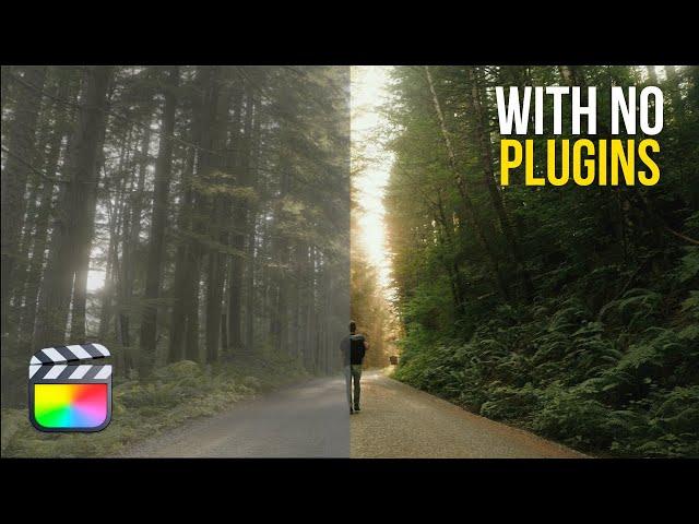 How To Color Grade in Final Cut Pro (with NO Plugins)