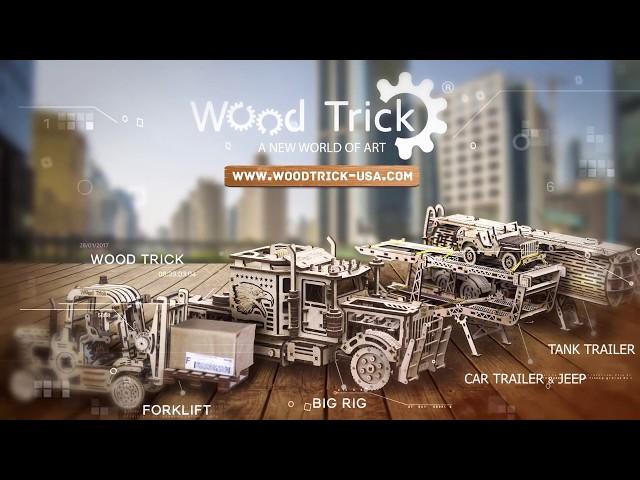 "Collection of models" - Wood Trick 3D wooden model kits