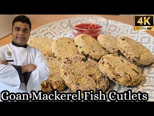 Mackerel Fish Cutlets |Goan Bangda Almonas Recipe #goanrecipe #GREG KITCHEN Style Fish Cutlets