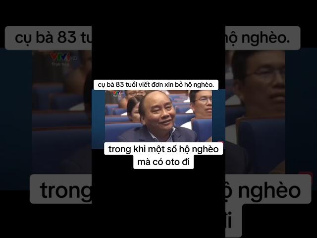cụ bà 83 tuổi viết đơn xin bỏ hộ nghèo.