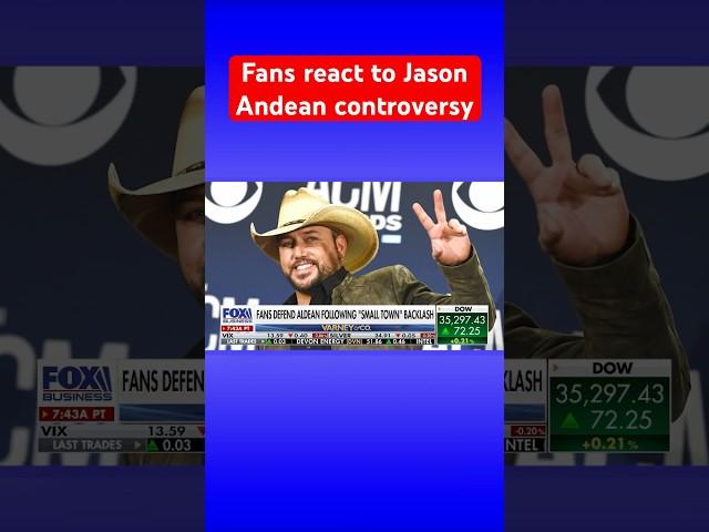 Nashville fans defend Jason Aldean facing backlash from ‘sissies’ #shorts