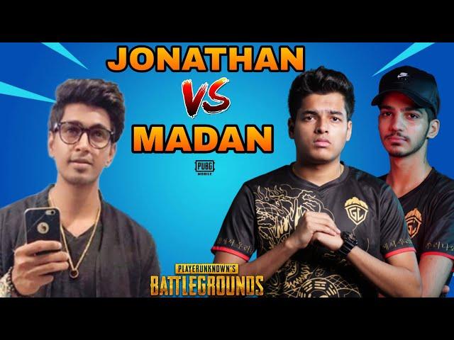 jonathan vs MADAN #pubgmobile #pubg #trending1 @JONATHANGAMINGYT @iammadan @ZGODGAMING