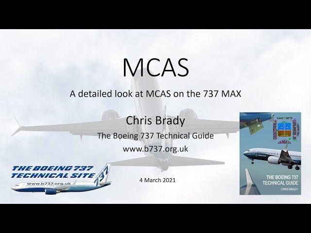 MCAS in detail on the 737 MAX