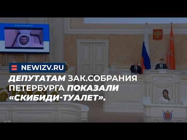 Депутатам Зак.собрания Петербурга показали «Скибиди-туалет».