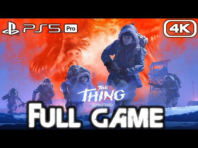 THE THING REMASTERED Gameplay Walkthrough FULL GAME (4K 60FPS) No Commentary