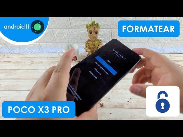 Formatear Xiaomi Poco X3 Pro | Android 11