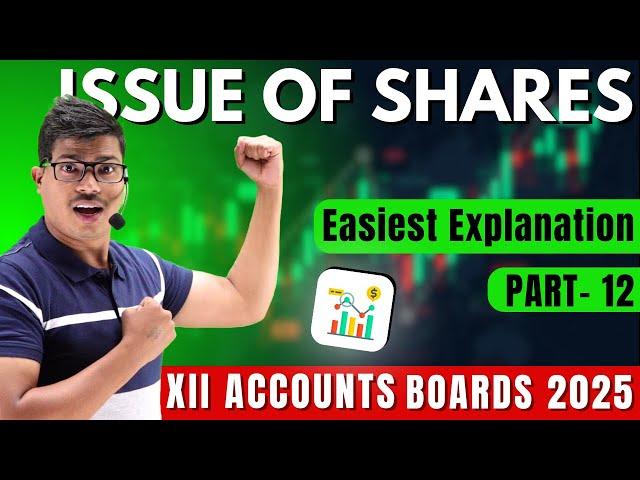 EXTRACT OF BALANCE SHEET | Issue of Shares | Day 12 | 20 Days Pledge | Class 12 Accounts 2024- 2025