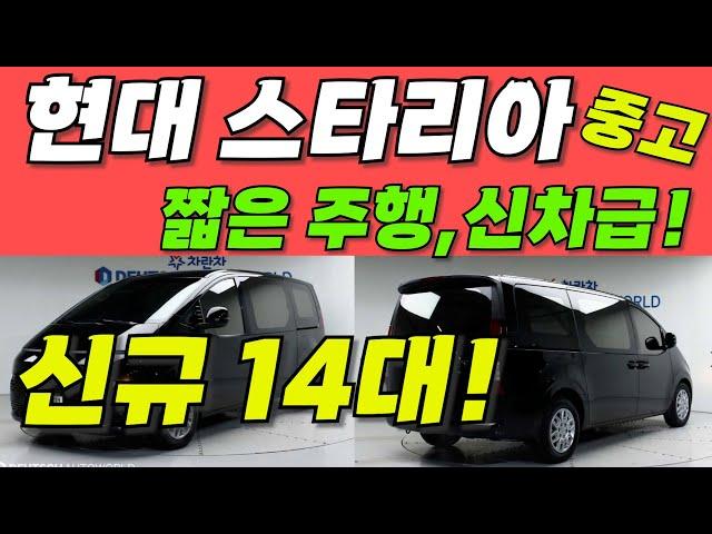 현대 스타리아 중고 짧은 주행과 신차급 컨디션의 중고차 시세 알아보자!