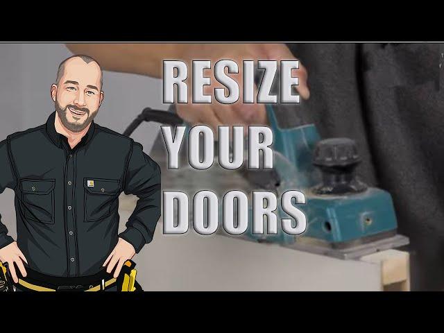 How to Cut Down a Door | Height and Width Adjustments