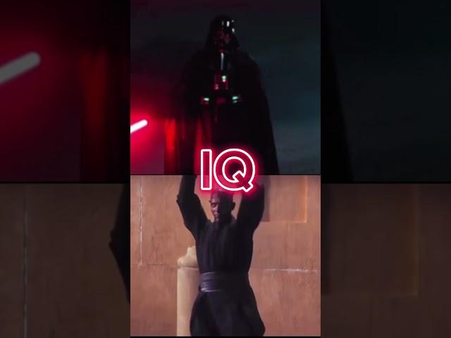 Darth vader vs Darth maul
