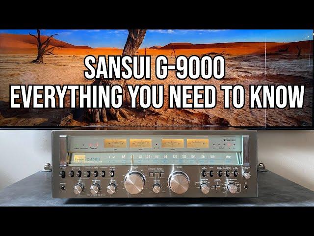 Sansui G-9000 Deep Dive Featuring a Restored G-901DB - History, Controls, Connections, Bench Testing