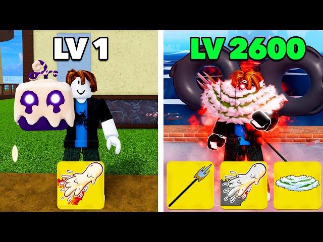 Beating Blox Fruits With Awakened Black Dough Full Human V4 [FULL MOVIE] !