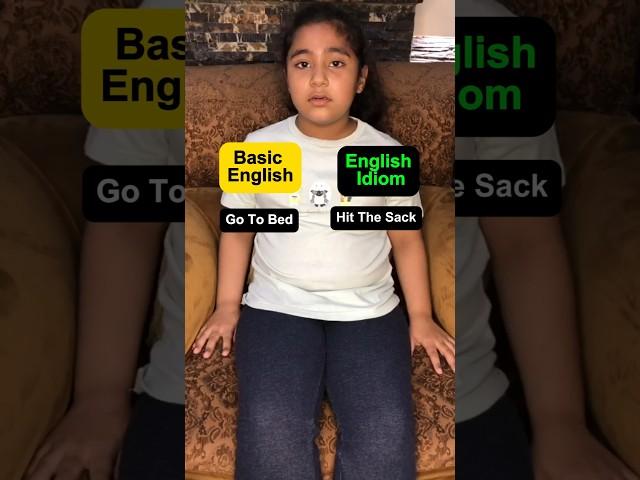 Basic English vs. idiom! #shorts #learnwithaoj
