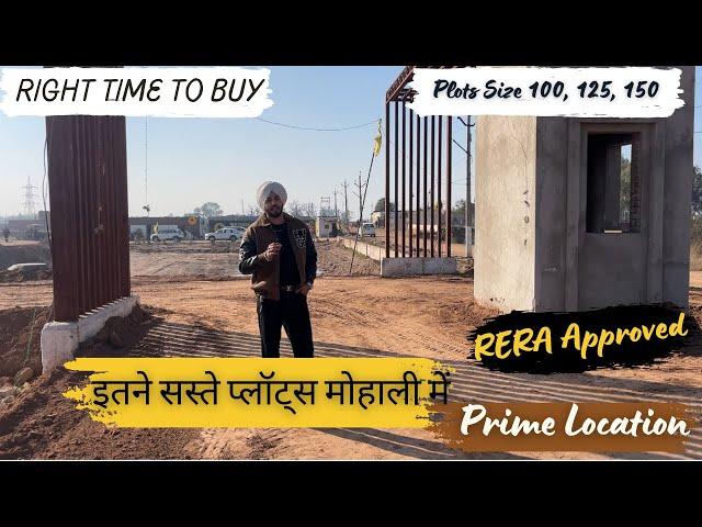 सस्तें प्लॉट ही प्लॉट | Low Plots For Sale In Mohali | Landran Banur Road | RERA Approved|On Highway