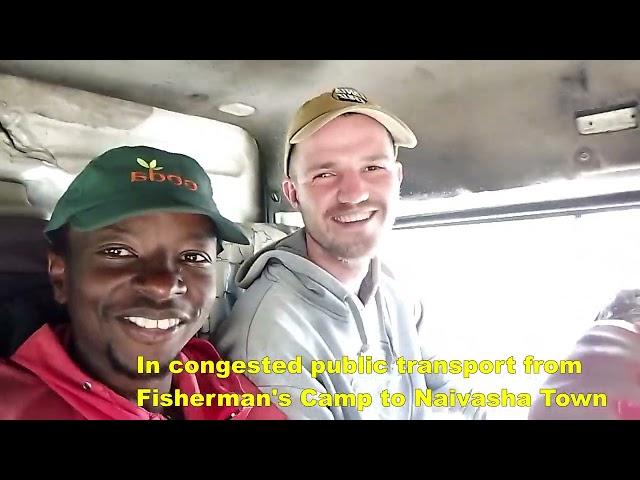 Kenya Bike Odyssey -Day 5 -Link up with Italian cyclist Simon and Naivasha Town Visit