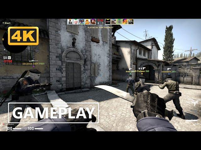 CS:GO Gameplay 4K (No Commentary)