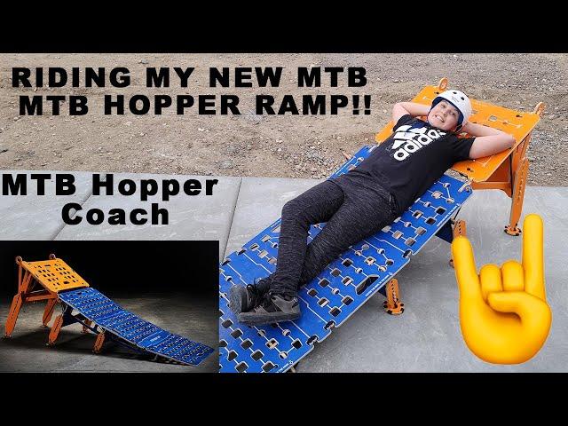 RIDING MY NEW MTB HOPPER COACH! (it's massive...) #mtbhopper