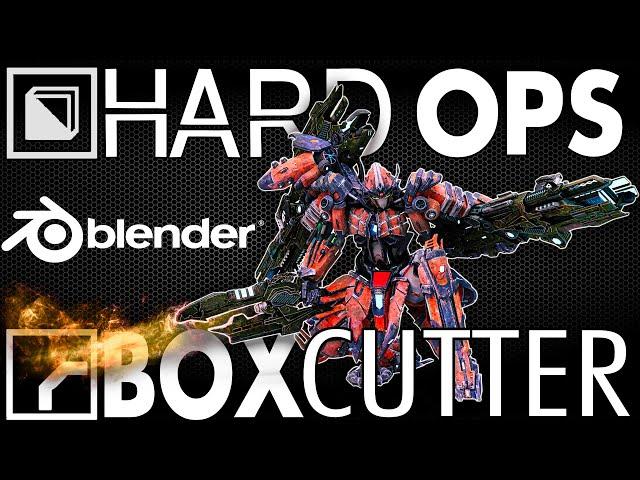 Hard Ops & Box Cutter - Two Powerhouse Blender 3D Modelling Add-Ons