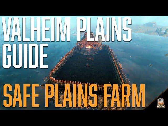 How to BUILD a COMPLETELY SAFE FARM in the PLAINS in VALHEIM