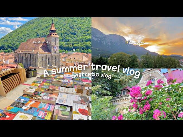 A summer travel vlog  (mountains,castles,nature,city vibes)