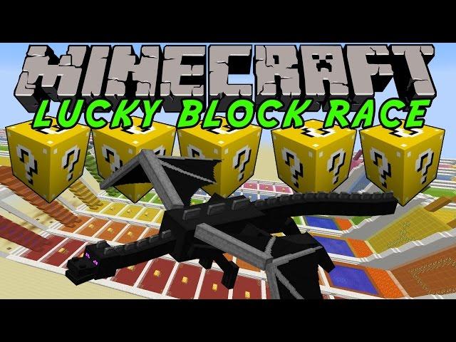 Minecraft: Lucky block race | Med Softis, figgehn & jnx | Modded Mini-Game