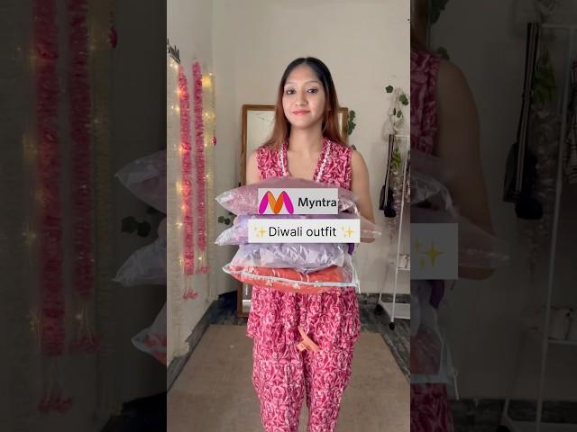 Myntra diwali outfit #myntra #Diwali outfits #youtubeindia