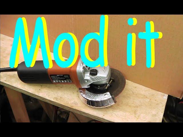 How to mod a angle grinder guard