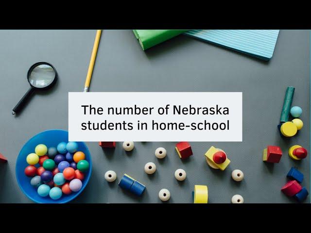 The number of Nebraska students in home-school