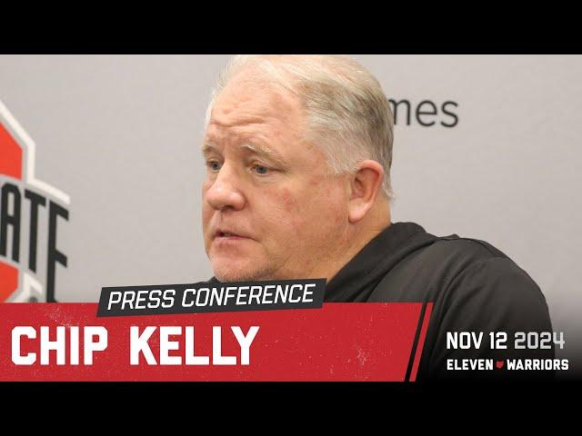 Chip Kelly discusses Will Howard, Ohio State's offensive line and playing at Wrigley Field