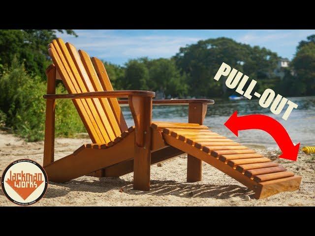 Ultimate DIY Adirondack Chair with Pull-Out Footrest