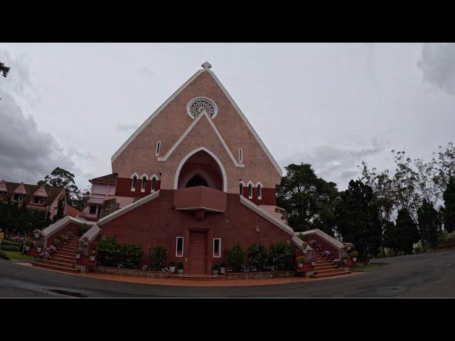 [건축시선] 성당 - 달랏 핑크성당 (도멘드마리 성당) Nhà thờ Đức Bà Đà Lạt Dalat Domendmari Cathedral