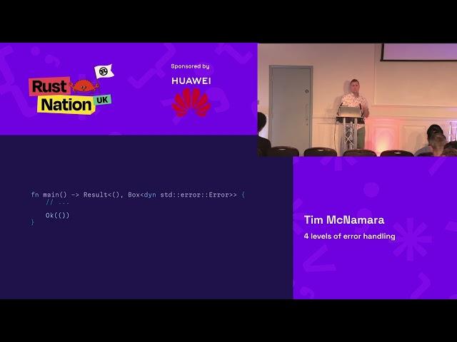 Tim McNamara - 4 levels of error handling