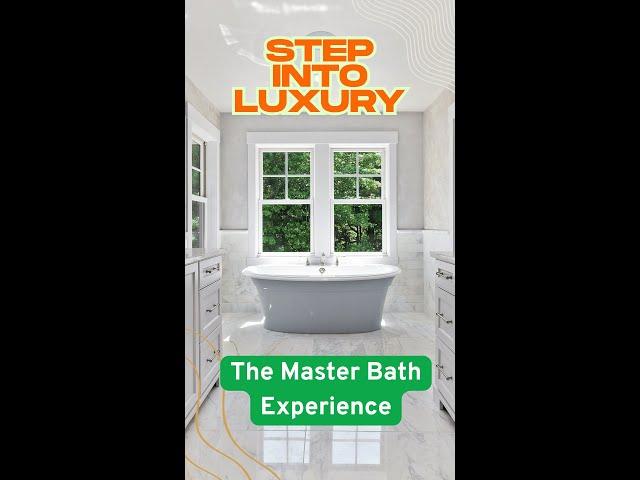 Step into Luxury Stunning Master Bath with Spa-Like Features  High-End Finishes! #shorts