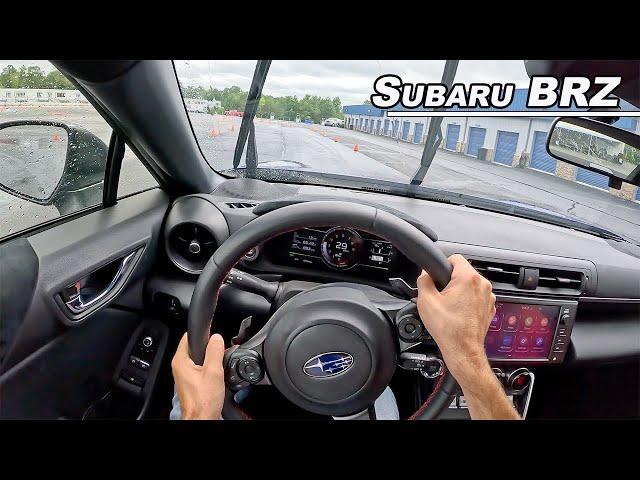 2023 Subaru BRZ - Can You Have Any Fun on All Season Tires? (POV Binaural Audio)