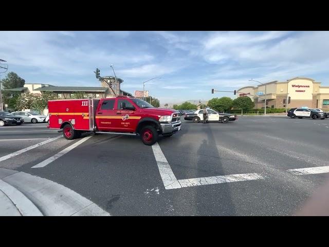 *MAJOR* LASD escorting AMR with baby not breathing