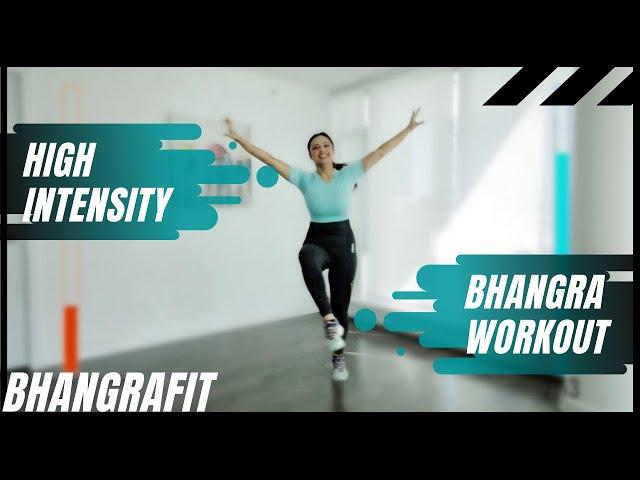 Bhangra Workout At Home | 25 Minutes Fat Burning Cardio | BhangraFit | DJ Frenzy #BhangraFit