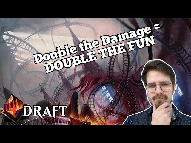 Double the Damage = DOUBLE THE FUN | Duskmourn Draft | Early Access | MTG Arena