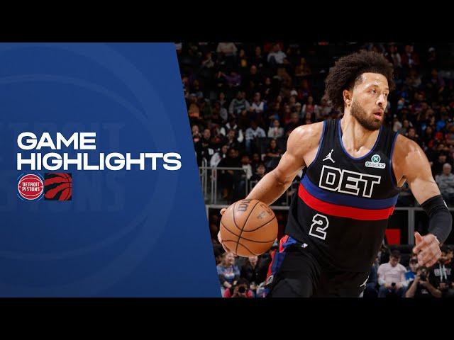 GAME HIGHLIGHTS: Pistons Win vs Toronto