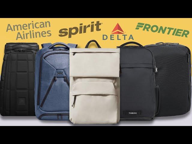 Avoid Carry-On Fees with these Personal Item Backpacks (18x14x8 bags)