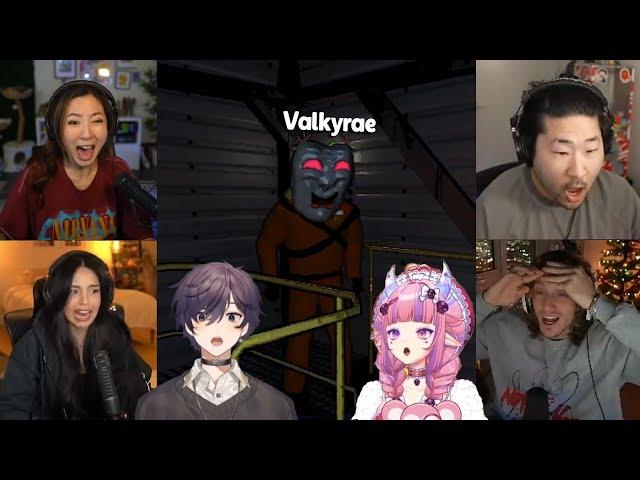 The Mask Terrorizes Everyone ft. Valkyrae, Fuslie, Ironmouse, Peter & more - Lethal Company