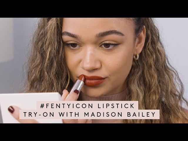 #FENTYICON Lipstick Try-On with Madison Bailey