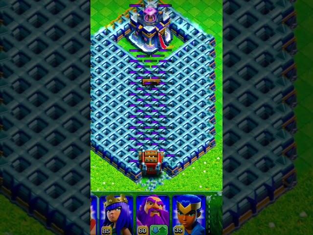 CLASH OF CLANS ️ MAX LOG WALL AND TOWNHALL 15 ⭐⭐⭐ ATTACK #supercell #coc #gameplay #clash