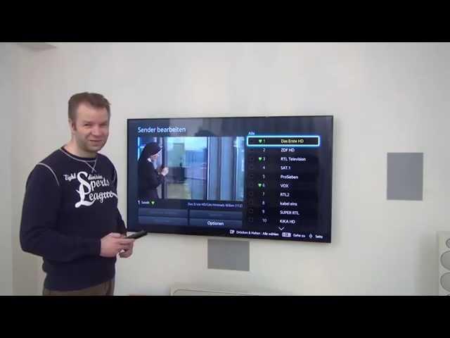 Samsung TV: Sender sortieren