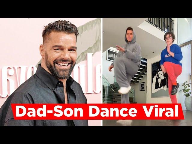 Ricky Martin And Son Valentino Dancing Together In Cute Video